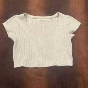 PacSun tan crop top